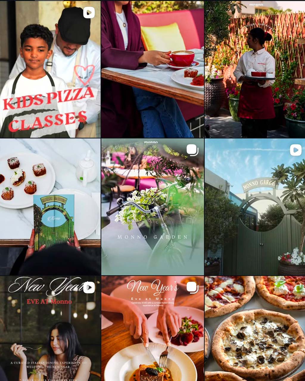 Monno Ristorante Instagram before