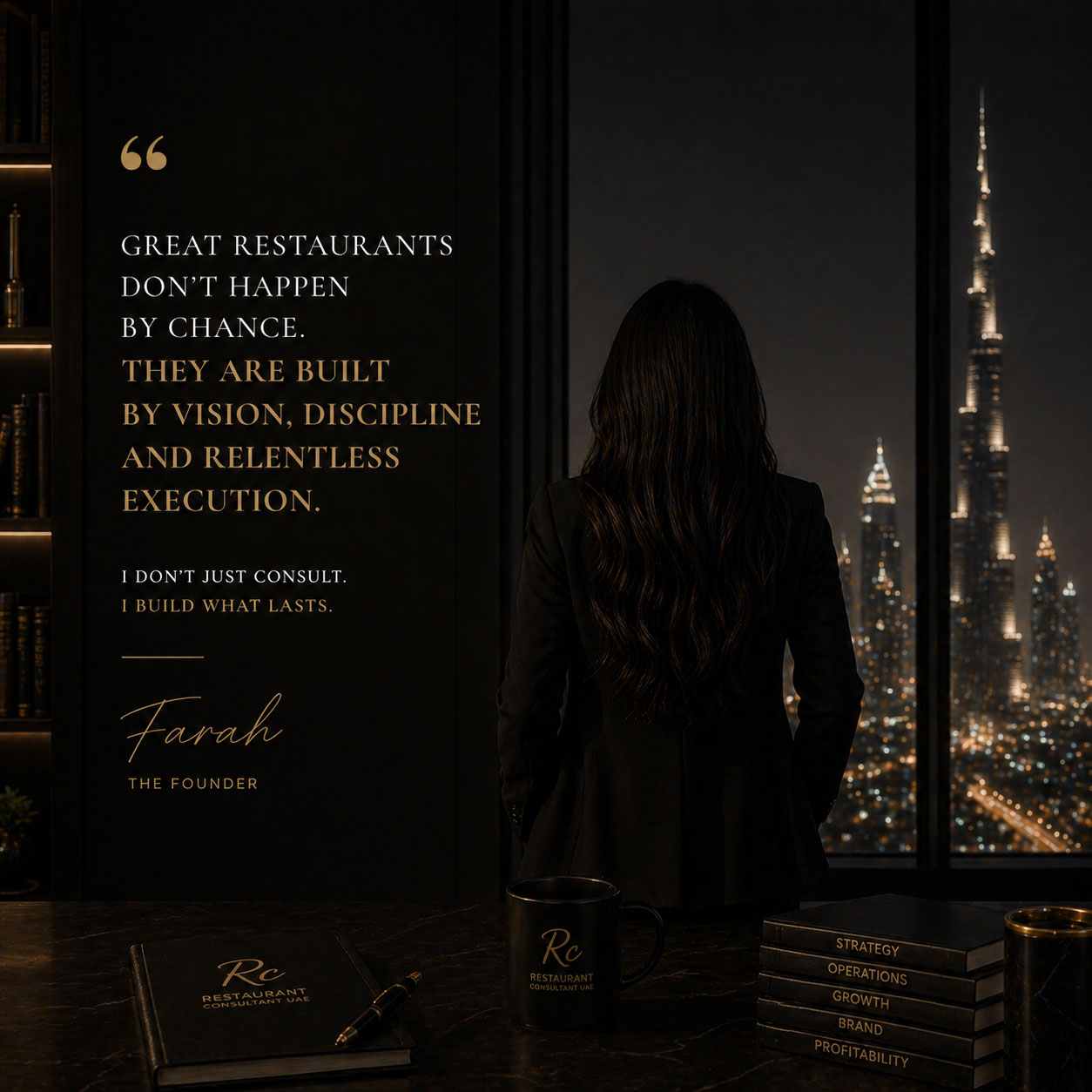 Founder &mdash; Restaurant Consultant